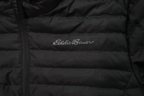 Eddie Bauer EB650 Microlight Women's Medium Black Goose Down Puffer Jacket - Picture 5 of 13