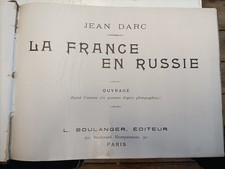 JEAN DARC LA FRANCE EN RUSSIE LE TSAR EN FRANCE 10 FASCICULES RELIÉS VERS 1897