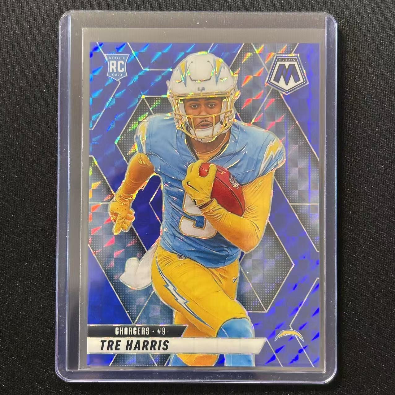 🍎m 2025 PANINI MOSAIC FOOTBALL MOSAIC BLUE PRIZM /99 RC TRE HARRIS #326