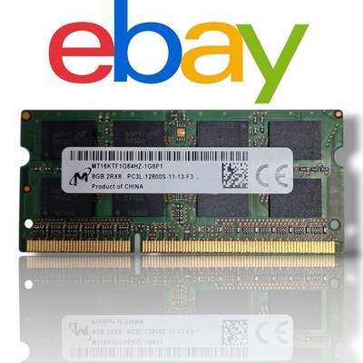 8GB DDR3L RAM Micron PC3L-12800S (1600 MHz)   2Rx8 | Laptop Speicher Modul #1555