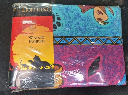Vintage 90s Disney The Lion King Window Fashion Valances One Pair Sealed Simba