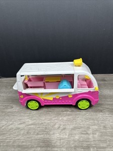 Shopkins Food Truck Toy Vehicle Playset Ice Cream Pretend Play Pink Green T23