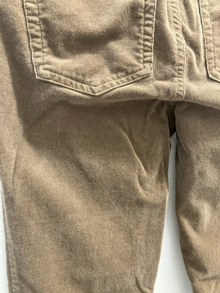 Vintage Chaps Womens Size 4P Corduroy Pants Brown Straight Leg 5-Pocket - Image 4 of 4