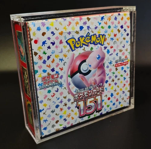 [SHIPPED SEALED] Pokemon 151 Japanese SV2a New Sealed Booster Box IN ACRYLIC