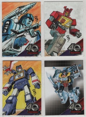 2024 Dynamite Transformers 40th Anniversary Creator Cards FOUR CARD DEAL