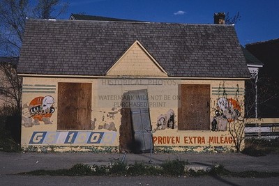 BEELINE SERVICE STATION FAIRVIEW UTAH 1981 4X6 POSTCARD PHOTO