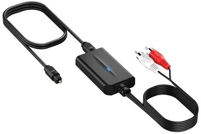 192kHz DAC Digital to Analog Audio Converter 7ft/2.1m Small 