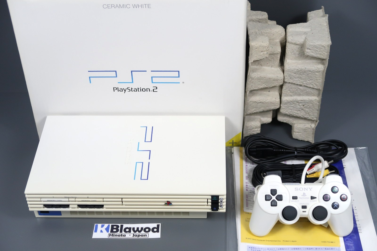 Sony PlayStation2 PS2 White Console SCPH-50000 CW w/Box Japan