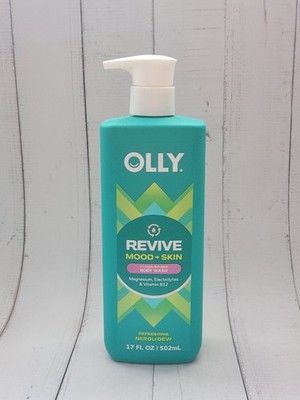 OLLY Revive Body Wash Repairs Skin Barrier Neroli Dew, 17 oz