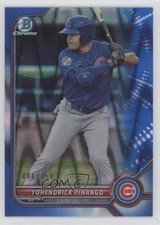 2022 Bowman Chrome Prospects Blue RayWave Refractor /150 Yohendrick Pinango 0q3