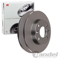 2X NK Bremsscheiben 238Mm Voll Vorne Passend FÜR Renault 19 21 Clio Megane