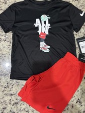 Nike Boys 2 Pc Short Set NWT Size 6
