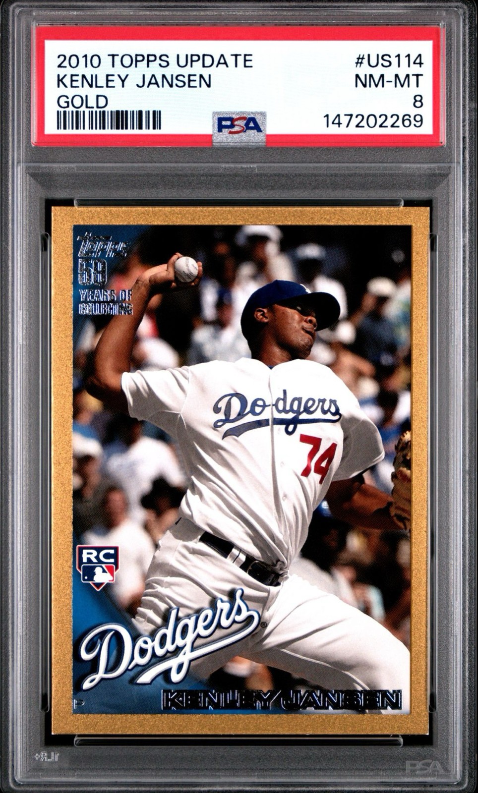 2010 Topps Update Series - Kenley Jansen #US-114 Gold /2010 (RC)