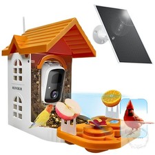 Smart Bird Feeder with Camera 2.4GHz WiFi Watching Camera Bird Feeders for Outd