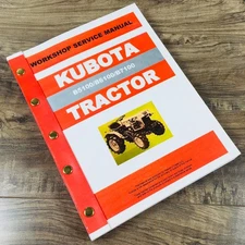 Kubota B5100 B6100 B7100 D & E Tractor Service Repair Manual Shop Book Overhaul