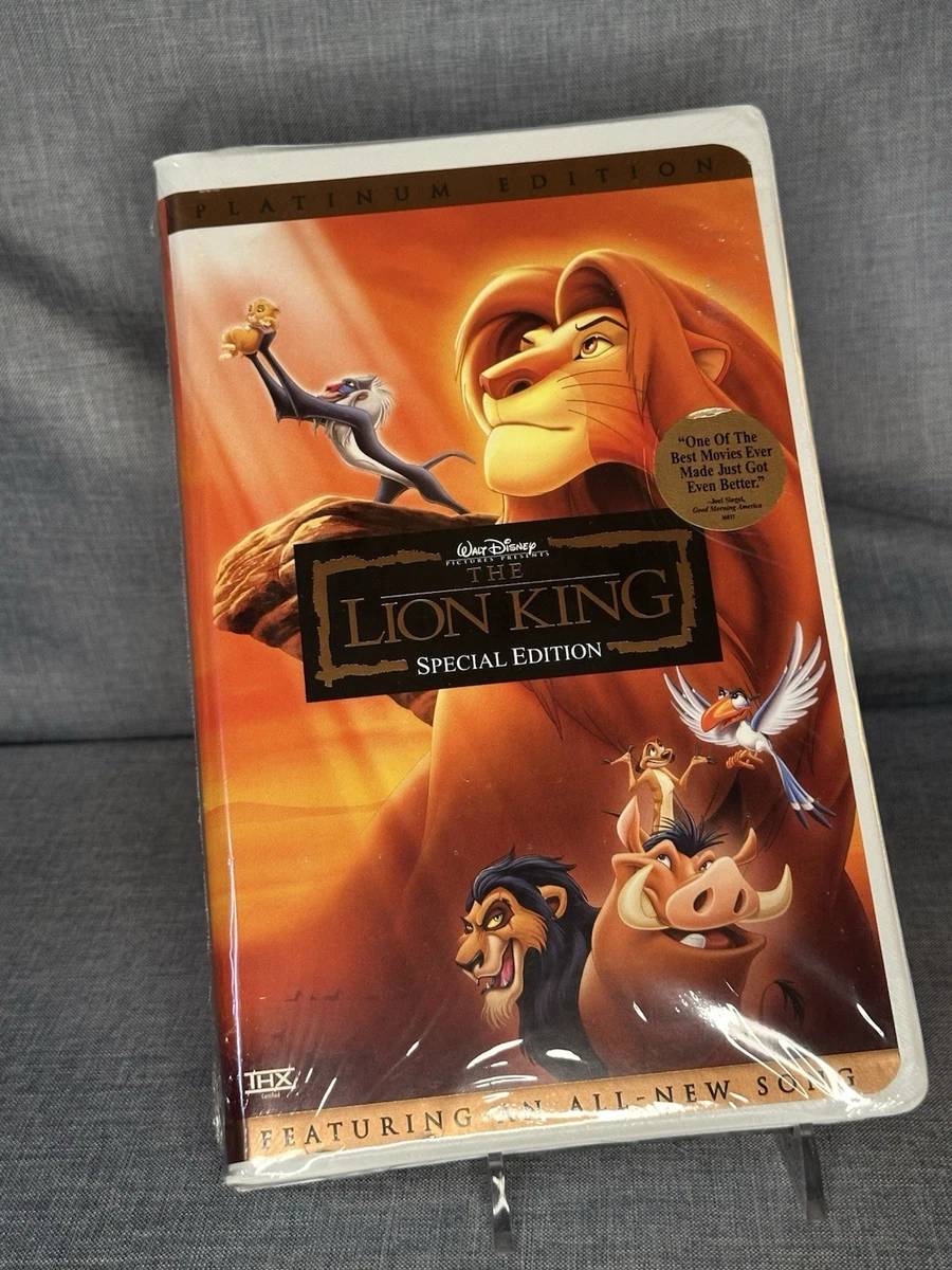 (未使用･未開封品)Lion King [VHS] Preços baixos em O Rei Leão Edição de Colecionador Fitas VHS | eBay