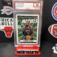 LeBron James 2024 Panini Donruss #13 Net Marvels Graded 10