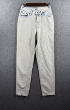 Vintage Levi s 501 Acid Wash 80 s Distressed Button Fly Denim Women s 28x32