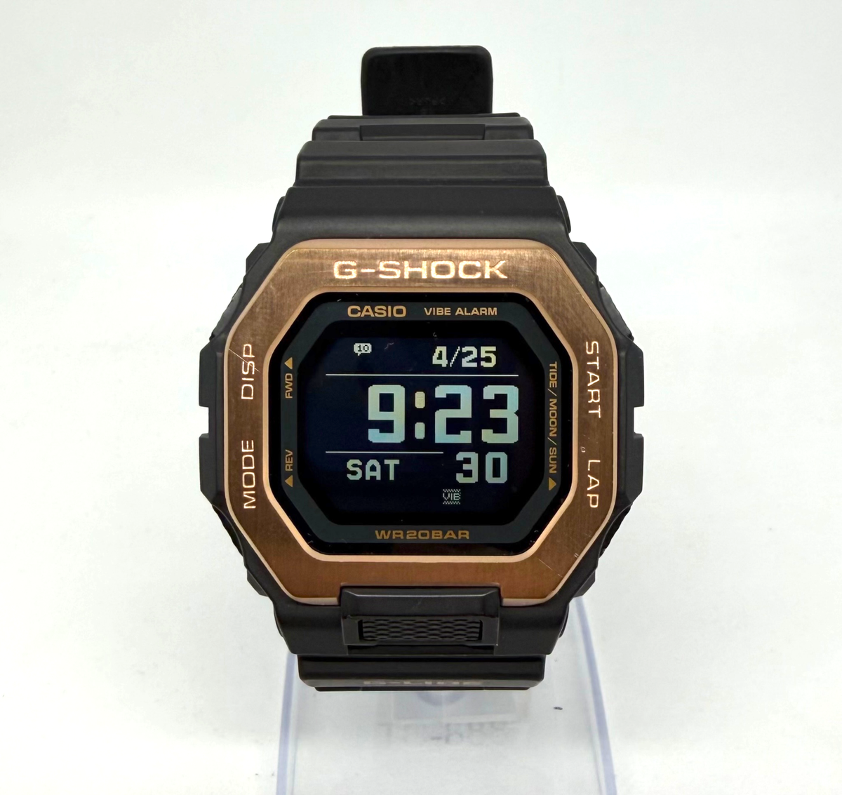 Casio G-Shock GBX-100NS-4 G-Lide Bluetooth Tide Moon Digital Rose