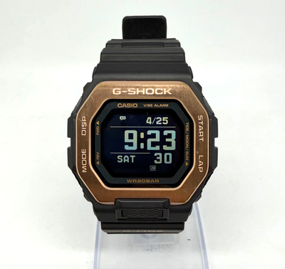 G-SHOCK GBX-100NSブラック/ゴールド Casio G-Shock GBX-100NS-4 G-Lide Bluetooth Tide Moon Digital Rose