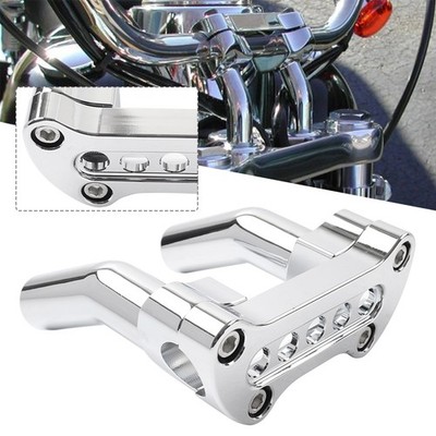 4 ''hoch Pullback Lenker Riser 5-loch 1'' Clamp Für Harley Tour Super Chrom