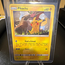 Pikachu SM234 SM Promo Holo English 2019 Basic 60 HP Pokemon TCG on eBay