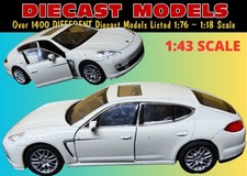 2017 CARRARA WHITE PORSCHE PANAMERA S 971 STUNNING 1:43 SCALE DIECAST  MODEL CAR