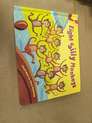 Lot Of 6 Children Books 8 Monkeys Cool Cars 10 Whizzy Busy Bugs Busy Builders - Picture 3 of 10