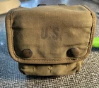 WW2 1944 US Military Issue Medical Jungle First Aid Kit Canvas Pouch w/Contents