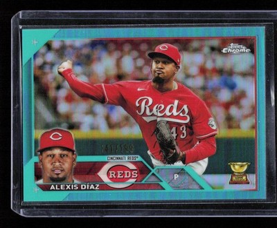 2023 Topps Chrome - Alexis Diaz #179 Aqua Refractor /199 for sale