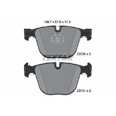 Textar Bremsbelagsatz 21300952 Bremsklötze hinten 2284685 2413050
