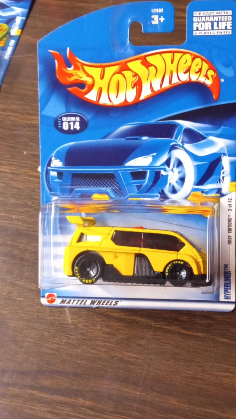 Hot Wheels First Editions Hyperliner Yellow/Black 1:64 Diecast 2002 Unopened