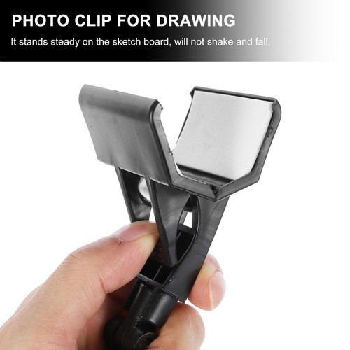 2pcs Turnable Sketch Clips for Drawing and Photo Holding in Random Colors - Picture 4 of 12