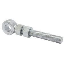 Zinc Plated Adjustable Gate Eye Bolts with Nuts (Swing Bolt) M20 x 200mm