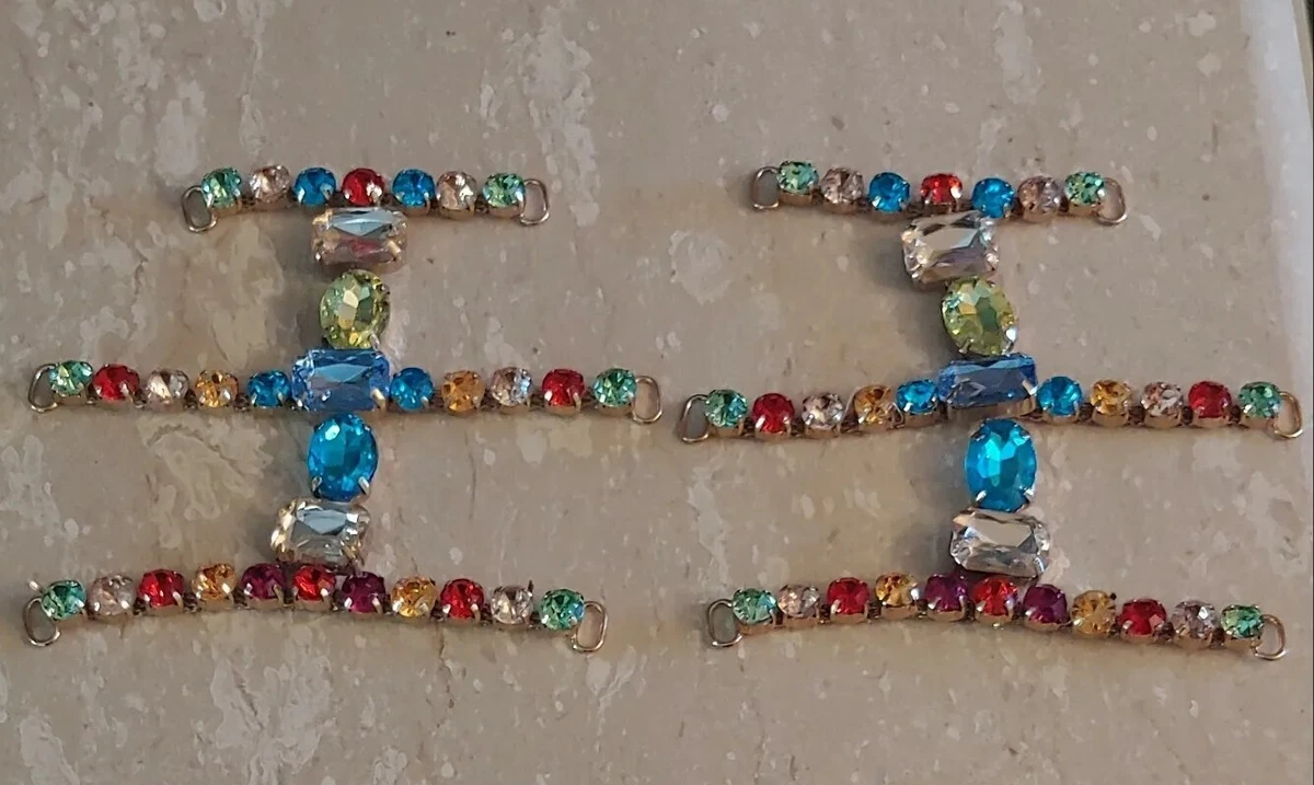 AHANDMAKER 160 Pezzi Strass Floreali Da Cucire – Cristalli Colorati Con Retro Piatto E Fori – Diametro 11,5 Mm – Per Abbigliamento, Gioielli Fai Da Te, Artigianato