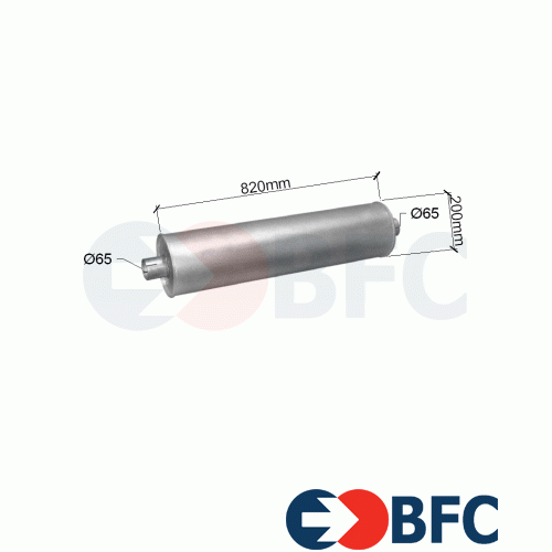 MAN 491 560 561 563/565 G90 HOCL M90 78- Silencer - Picture 1 of 1