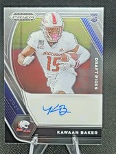 2021 panini prizm draft picks KAWAAN BAKER rc auto Saints 