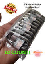 2 5/16" Quick link 6mm 1/4" 316 Stainless Steel Chains, hiking SWL 1400 lbs.