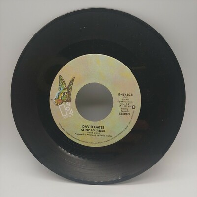 Goodbye Girl / Sunday Rider by David Gates Vintage Vinyl 45 RPM