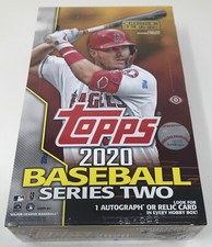 2020 TOPPS Baseball SERIES 2 Unopened HOBBY Card BOX Sealed MLB 1 Auto or Relic