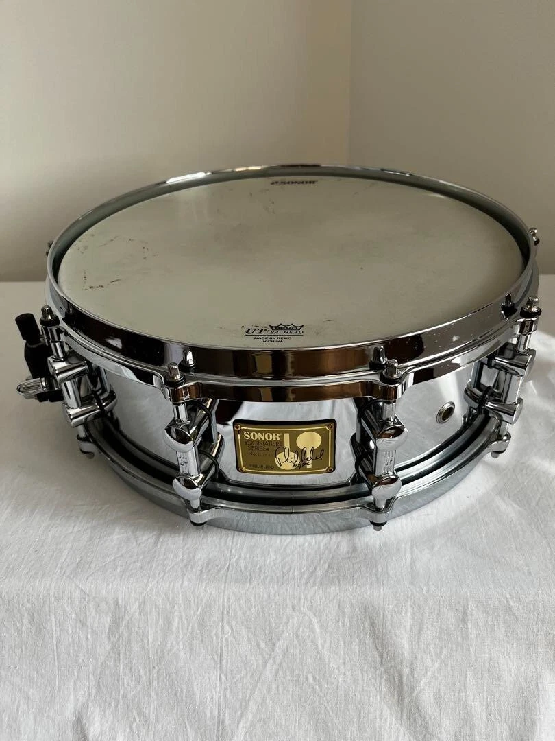 Snare Drum SONOR Signature PHIL RUDD 14×5 From Japan Used F/S