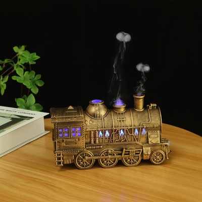 Retro Train Air Humidifier Ultrasonic Aromatherapy Diffuser Mist Maker Fragrance