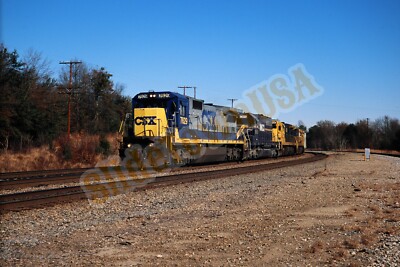 Vtg 2000 Train Slide 7629 CSX Engine Hamlet NC X7B109 | eBay