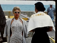 8mm Film 1958 Carillon Hotel Pool 1950s Home Movie Miami Beach Florida Swimming