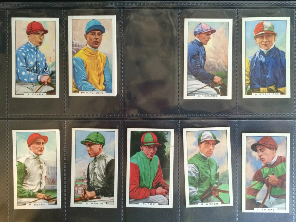 GALLAHER - FAMOUS JOCKEYS 1936 (BLUE) (G) ***PICK THE CARDS YOU NEED*** - Image 2 of 4