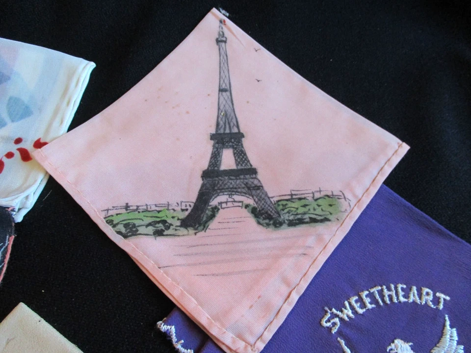 老式 5 件刺绣二战巴黎埃菲尔塔手办 — 第 3/4 张图片