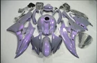 Chameleon Gray Dazz Purple Fairing Kit w/ Tank Cover for Yamaha YZF R6 2006-2007
