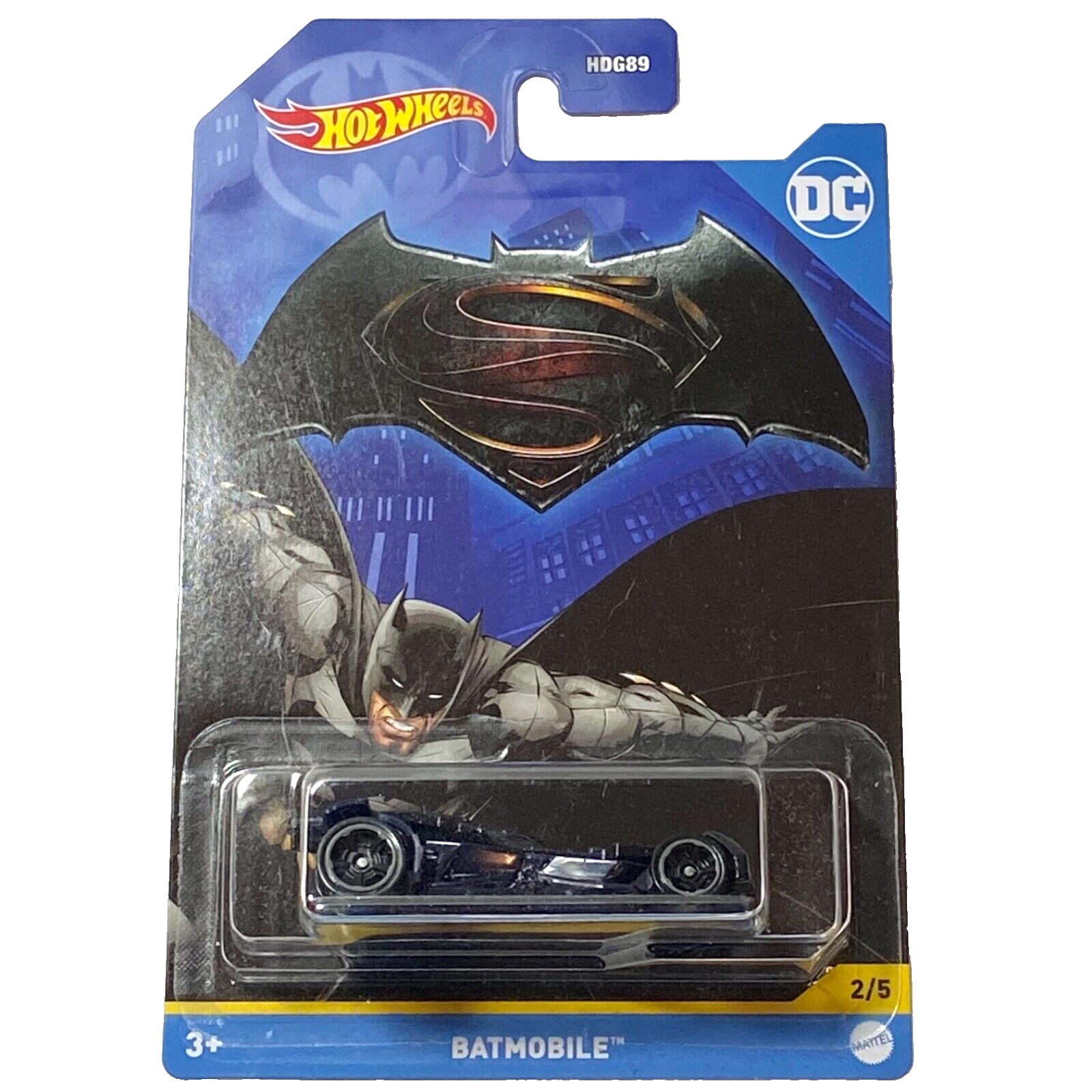 Hot Wheels Batmobile 2/5 Black Die-cast 1:64 Model Toy Car NIP 2022