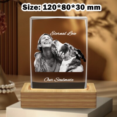 Custom 3D Crystal Photo Gifts, Unique Birthday Wedding Anniversary Presents