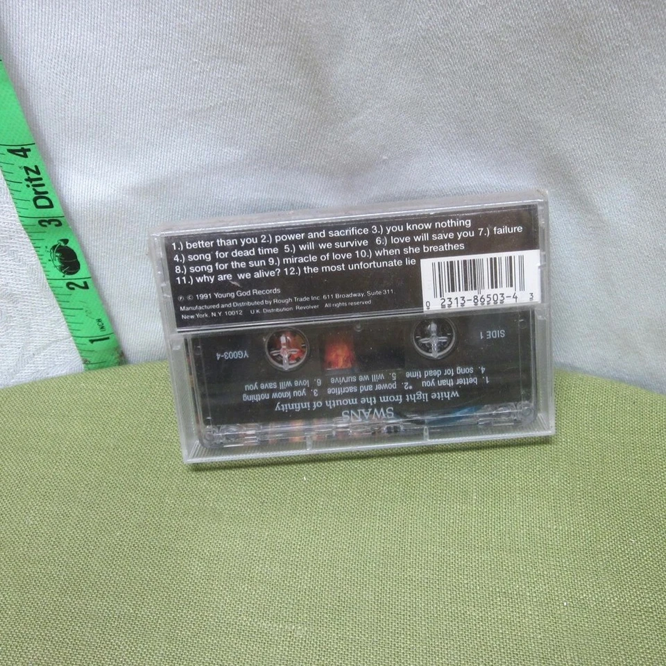 SWANS cassette tape 1991 White Light from Mouth of Infinity One post-punk NWT  - Image 2 of 2